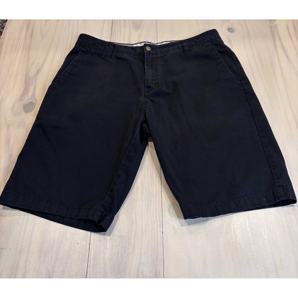 Volcom Corpo Class Mens Black Chino Shorts Size 34 A0931350 Skate Casual